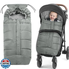 Universal Baby Footmuff for Strollers,Stroller Cover for Winter with Hooded D