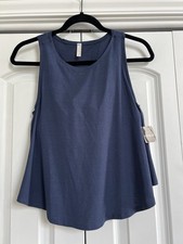 Free People FP Movement Perfect Conditions Active Tank Top Size XS Navy Blue