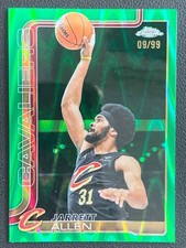 Jarrett Allen 2025-26 Topps Chrome RayWave Green Refractor Base /99 #52
