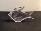 Full Lead Crystal Artist Signed MARCOLIN ART CRYSTAL Handmade in Sweden FISH — photo 2
