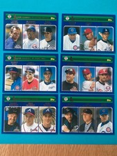 2003 topps National League leaders cards (6) Pujols, R Johnson, ... NM/MT to MT