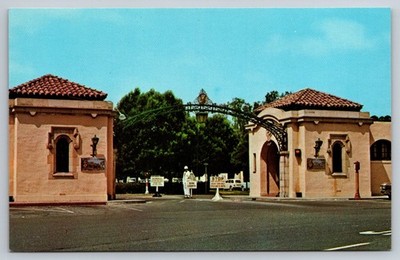 San Diego California US Naval Training Center Main Gate NTC 1963 Postcard CA