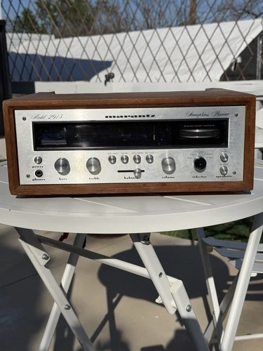 Vintage Marantz 2015 Receiver With Original Wood Cabinet ***For Parts***AS IS***