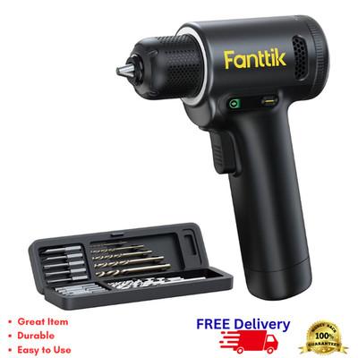 Fanttik Cordless Electric Drill Brushless Motor Dual Screen Smart Screwdriver Se