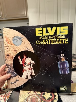 Elvis Presley Aloha from Hawaii Via Satellite Double LP QuadraDisc RCA Vinyl