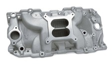 Gm Oval Port Dual Plane Intake Manifold 12363407 Bbc Fits Oval Port Heads