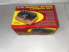 25-Piece Doming Block  Punch Set 93539 for Metalwork Jewelry Crafts