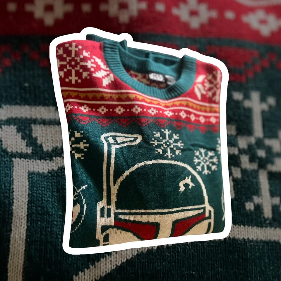 Suéter Star Wars Boba Fett The Mandalorian férias de inverno - Imagem 2 de 4