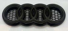Genuine Audi Front Grille Badge Rings Carbon Fibre Effect A4 S4 B8 8K0853601 OEM