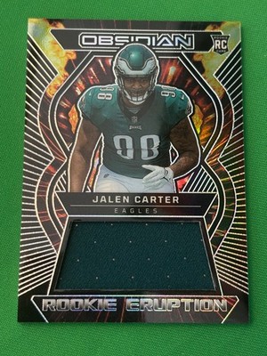 2023 Panini Obsidian - Rookie Eruption Materials Jalen Carter #REM-JCA /199 