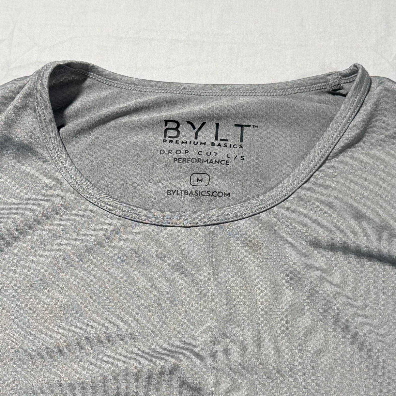 BYLT Basics Drop-Cut Performance Long Sleeve Shir… - image 2