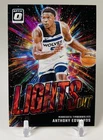 ANTHONY EDWARDS 2024-25 Panini Donruss Optic Lights Out Red Prizm 40/99 💥💥💥