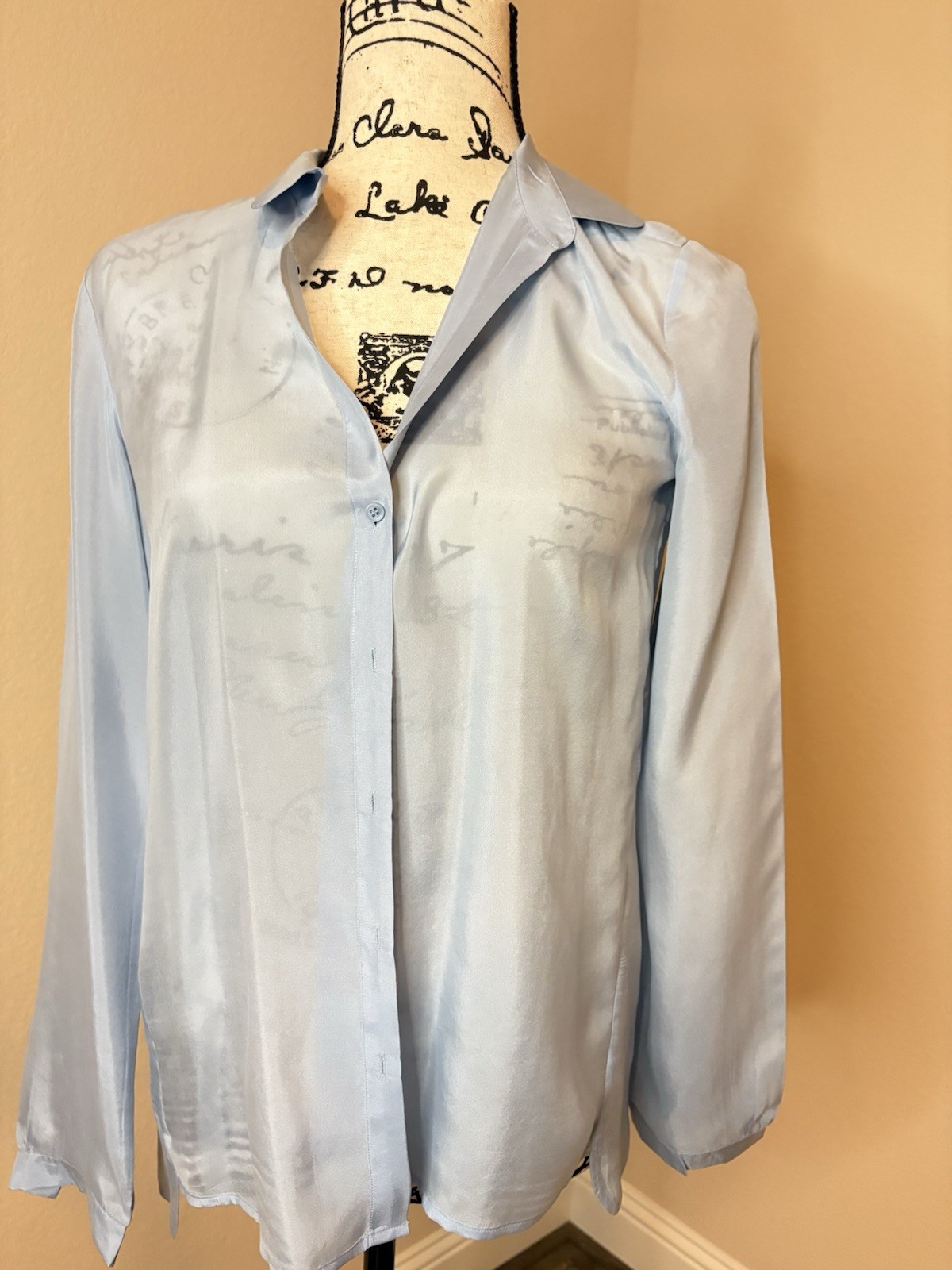 Massimo Dutti Women's Silk Blouse Mulberry, Size 4