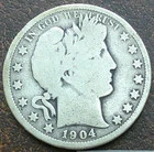 US 1904-O Barber Half Dollar  **