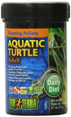 Exo Terra Adult Aquatic Turtle Food, Floating Pellets 0.7 Ounce (Pack of 1)
