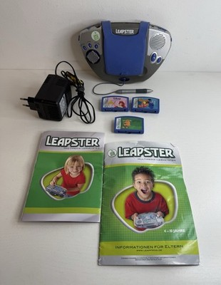 Leapster Leap Frog Konsole Mit 3 Module + Ladekabel Konsole Kinder Lernen