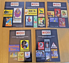 5 Micky Waue Auktionskataloge im Neuzustand von 2004- 2022 mit Ergebnislisten