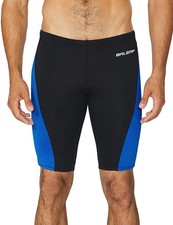 Men's Swimsuit Swim Jammers Athletic Training Swimwear Durable Team Lap Swimm...