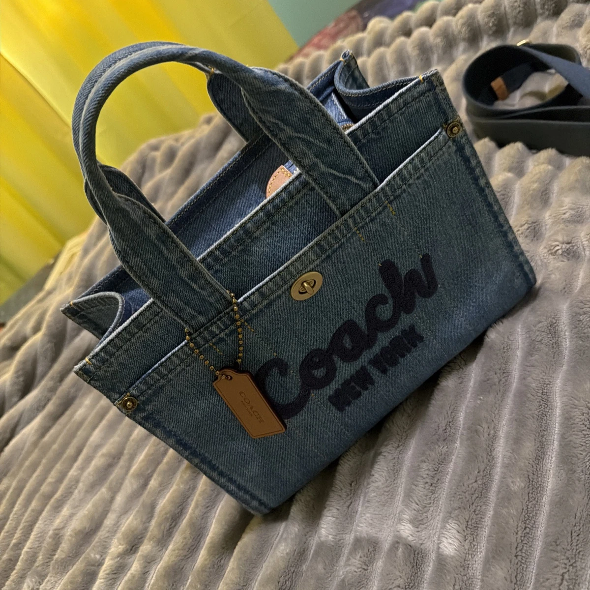 Coach Denim Exterior Bags & Handbags for Women for sale - eBay