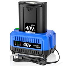 6.0Ah Lithium-Ion Battery and Charger Kit For Kobalt 40V Max KB540C-06 KB245-06