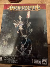 NEW IN BOX! Warhammer age of sigmar Deathlords Nagash Supreme Lord of The Undead