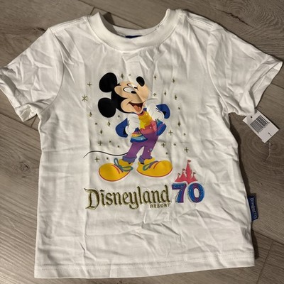 Disneyland 70th Anniversary Mickey T-Shirt Toddler SZ 3 LaBubu