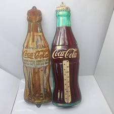 Vintage Coca Cola Thermometer Lot 