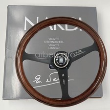 Oem New For Nardi Classic 350mm Steering Wheel Mahogany Wood With Black Finish Oem New For Nardi Classic 350mm Steering Wheel Mahogany Wood With Black Finish