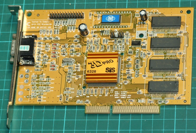 3D Pro SiS 6326 chipset AGP VGA Card | eBay