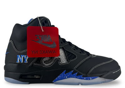 Size 8M/9.5W - Jordan 5 Retro Awake NY Black DV4982-004 Brand New