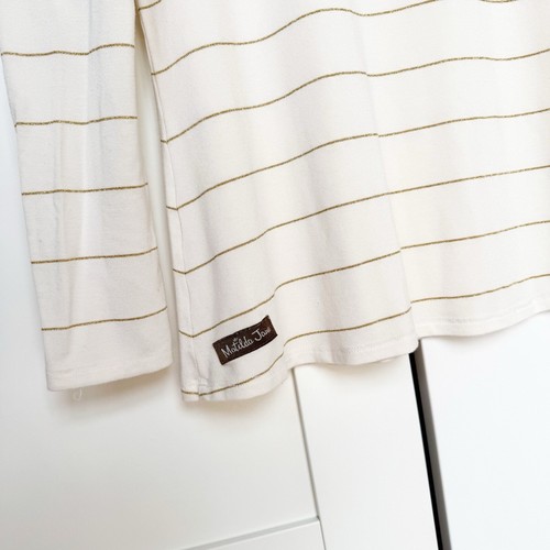 Matilda Jane Moments With You Glitzer und Glamour Top Damen Small, Goldstreifen - Bild 5 von 6