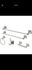 Kingston Brass BAHK61212478 Monarch 5 Piece Bathroom Package - Nickel
