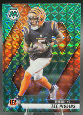 2025 Mosaic Tee Higgins Green #246 Bengals
