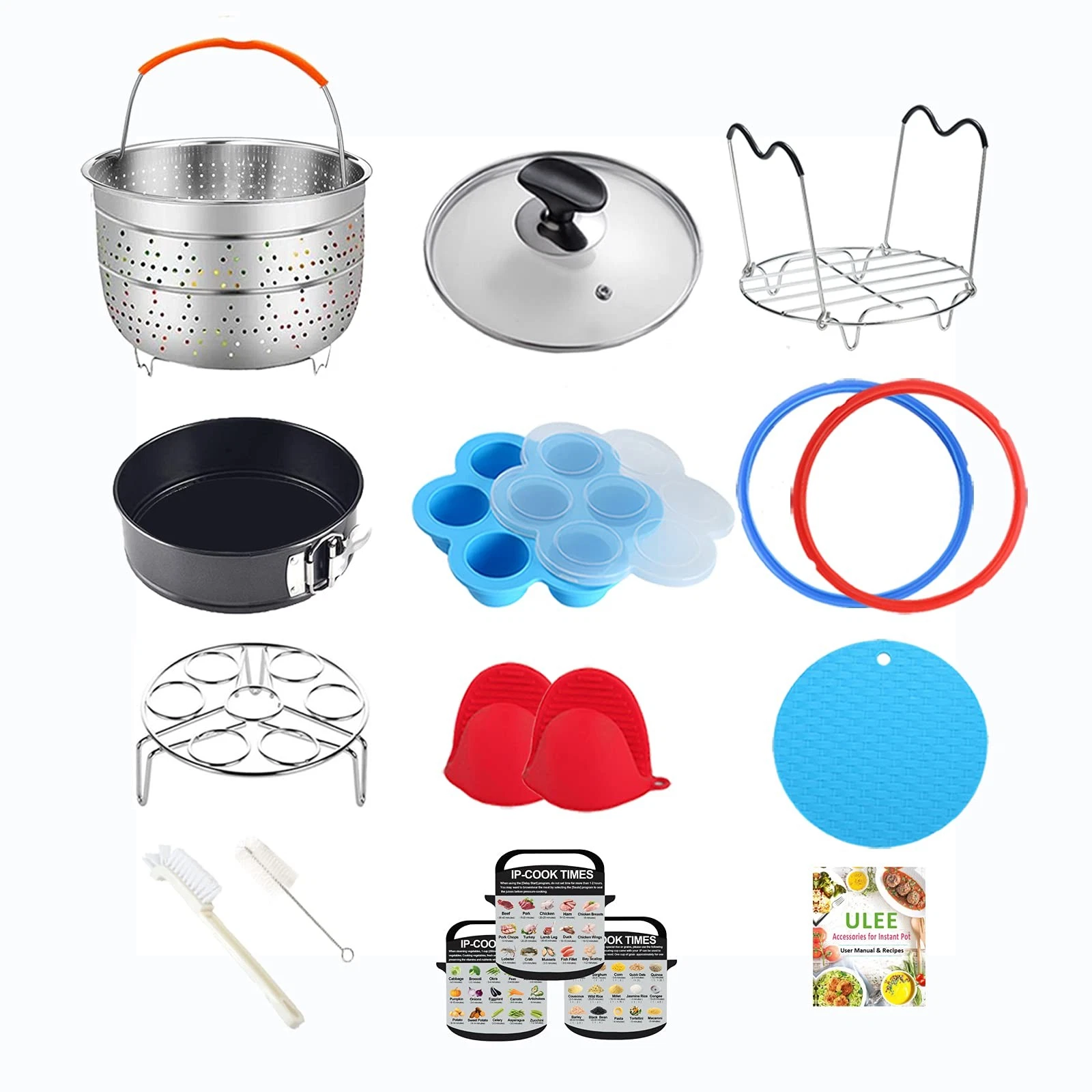 8 Quart Pressure Cooker Accessories Compatible with Instant Pot 8 Qt Only St...