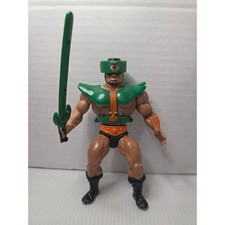Vintage 1983 MOTU Tri Klops Figure Mattel Malaysia With Original Sword