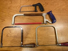 Vintage CRAFTSMAN Coping/Scroll Saw & Hack Saw 4-pc Set, 9.3558, 9.36066, USA