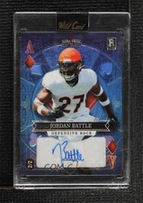 2023 Wild 5 Card Draw Stacked Deck 2/2 Jordan Battle #SD-JBA Rookie Auto RC 0u1n. rookie card picture