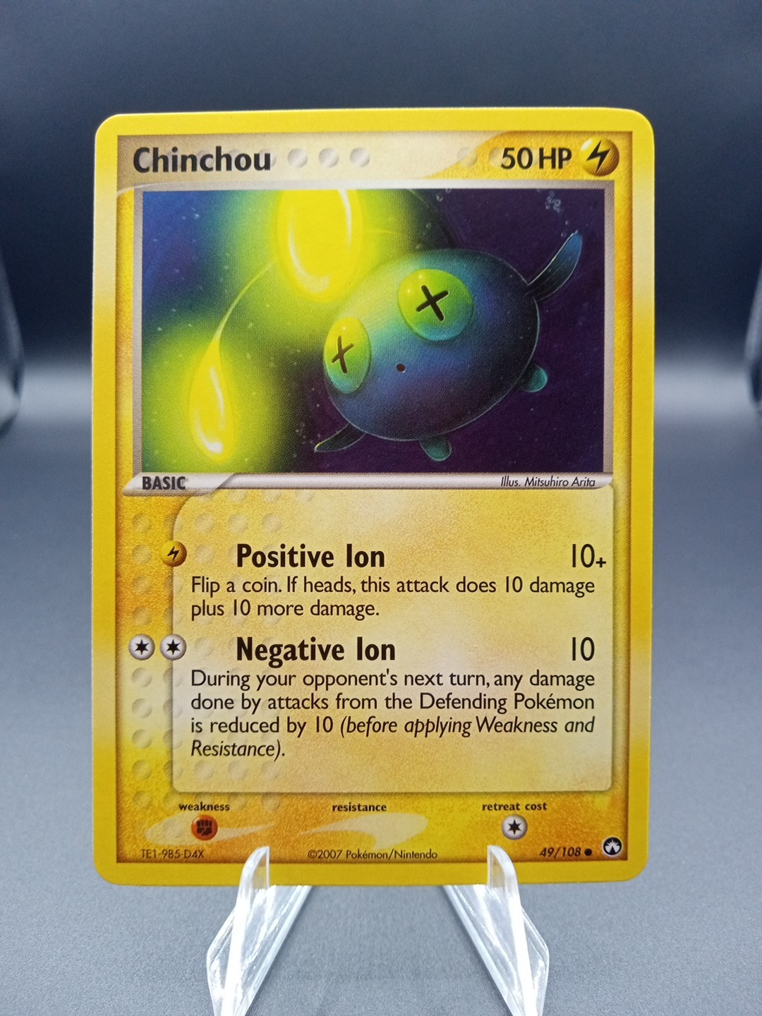 2007 Pokemon Power Keepers Chinchou #49