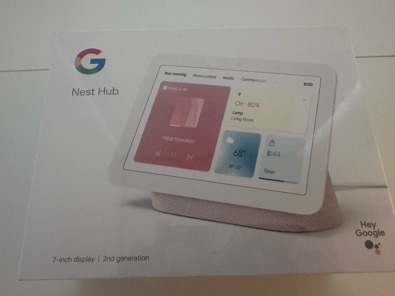 Nest Hub 2nd Gen - 7" Smart Home Display with Google Assistant Brand New Sealed
