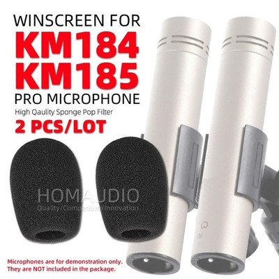 FOR NEUMANN KM184 KM185 MIC WINDSCREEN FOAM SHIELD POP FILTER MICROPHONE SPONGE