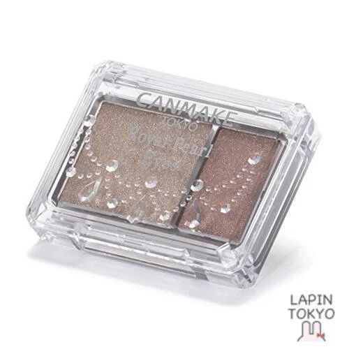[NEW] CANMAKE Royal Pearl Eyes  2-Color Eyeshadow Palette  0.08 oz (2.4 g) (02 - Image 4 of 4