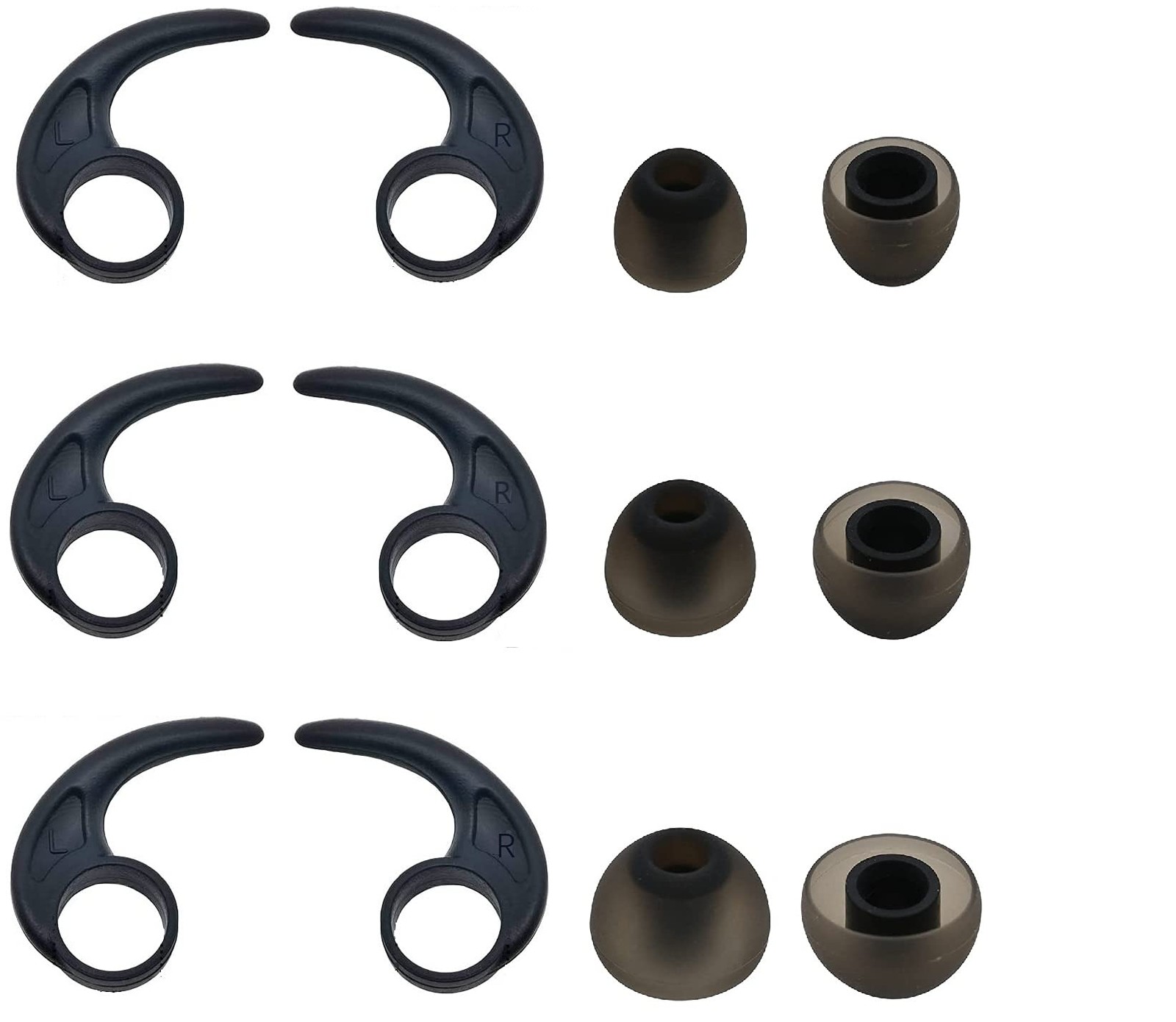 for Jay Bird x4 x3 x2 Ear Tips Ear Hooks Ear Fins Wing Tips 12 PCS , Silicone...