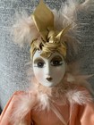 Vintage #383 Seymour Mann Connoisseur Porcelain Clown Doll 18" Preowned EUC NICE — photo 9
