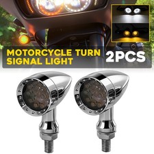 2x luces de circulación LED cromadas traseras para Ducati Scrambler 800 delanteras