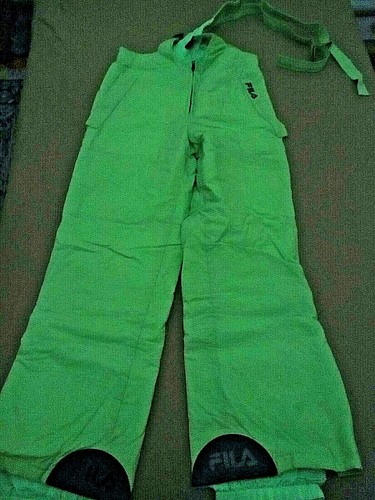 TUTA DA NEVE - SALOPETTE - FILA - VERDE FLUORESCENTE - TAGLIA 48 - MODELLO  ANNI | eBay