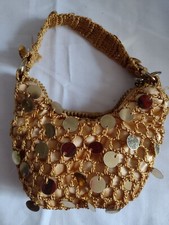Build a Bear Workshop Gold Sequin Purse Hand Bag