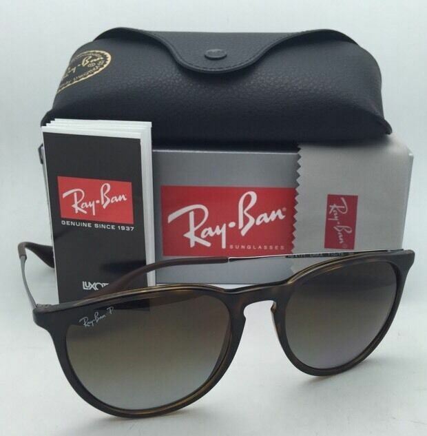 Polarized Ray-Ban Sunglasses ERIKA RB 4171 710/T5 Havana Frames w