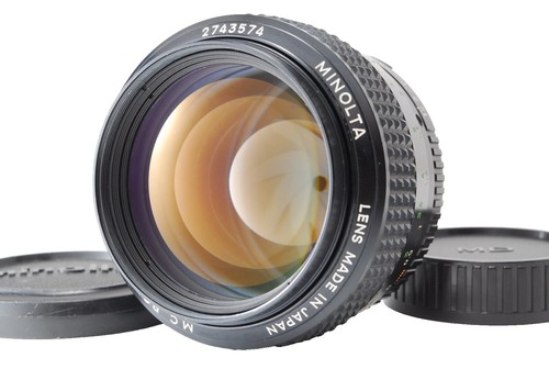 Minolta MC Rokkor-PG 58mm f/1.2 Lens – Fast Vintage Portrait Lens