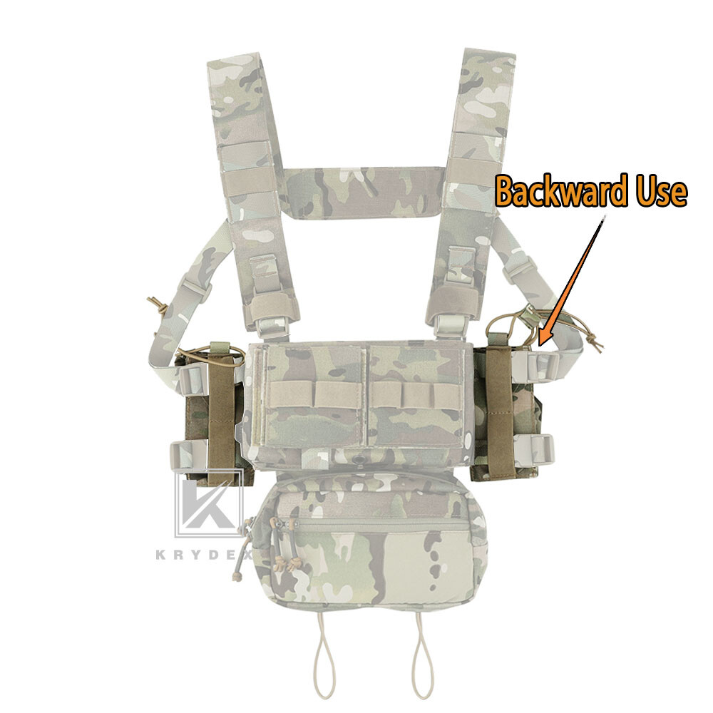KRYDEX 2pcs Tactical Radio Pouch Side Expander Wings for Armor Carrier