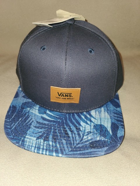 vans snapback blue